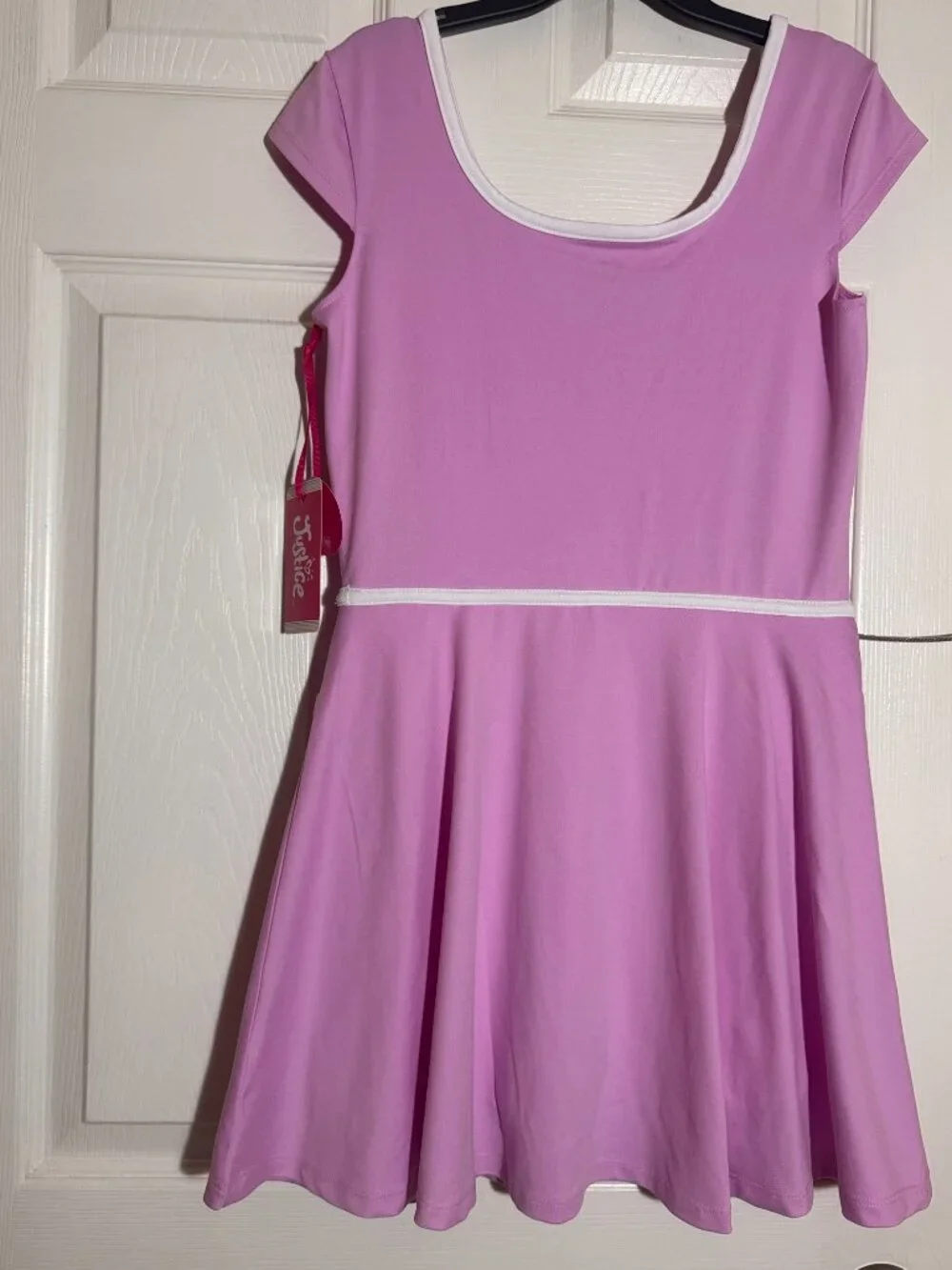 NWT Justice Girls Active Everyday Cap Sleeve Skater Dress M L NEW
